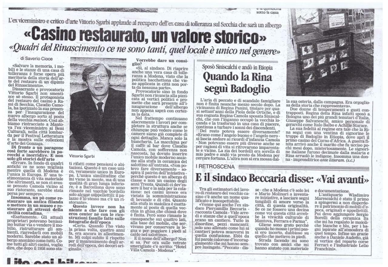 Hotel Villino Della Flanella Modena Esterno foto